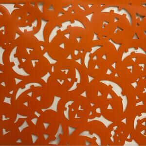 Two Halloween Jack o’ Lantern/ Pumpkin Placemats Fall Halloween Holiday Dining